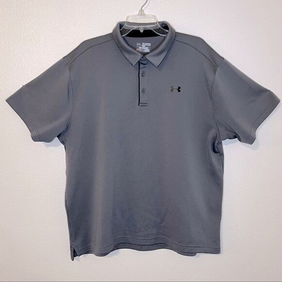 Under Armour Gray Short Sleeve Polo Size: 2XL - Picture 1 of 6